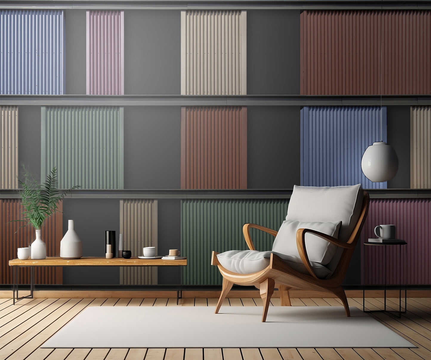 Wall structure fototapet