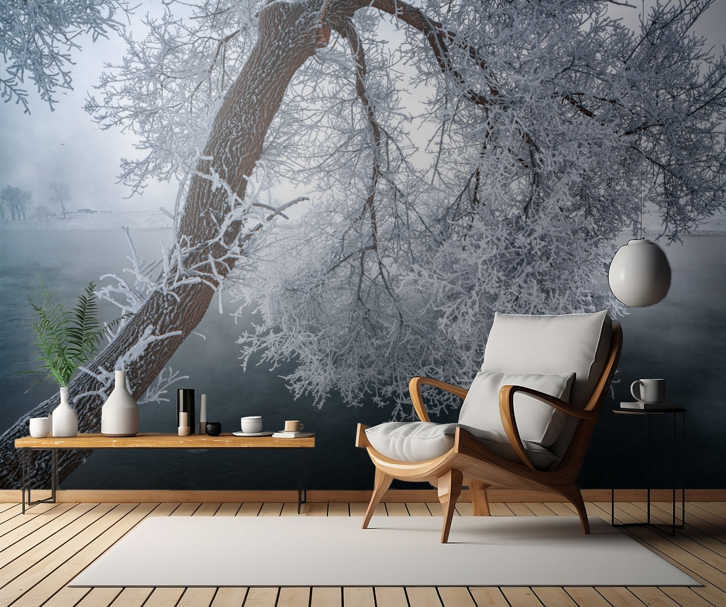 中国吉林雾凇岛 fototapet