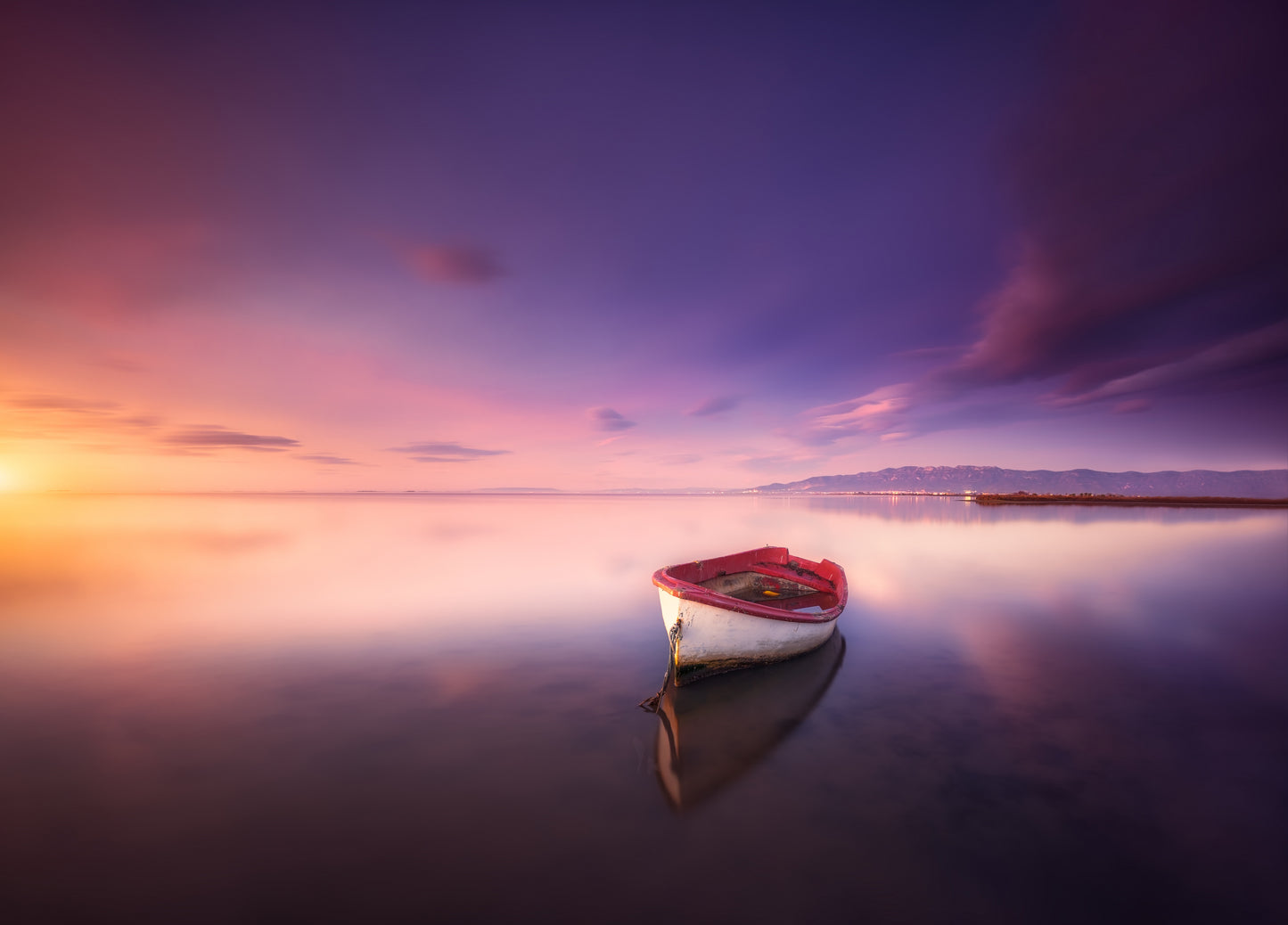 Alone in the lagoon 7R9337 fototapet