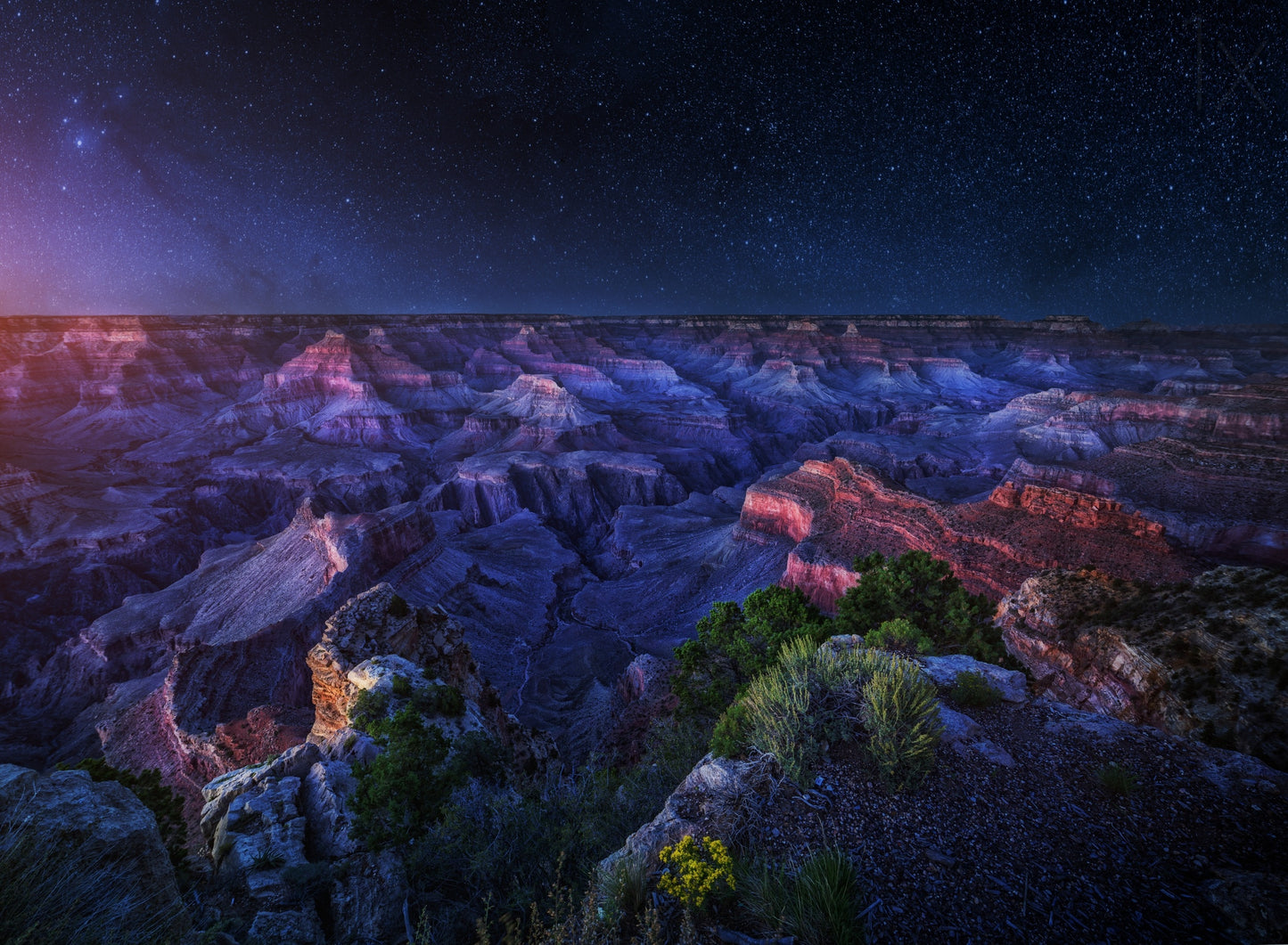 Grand Canyon Night fototapet