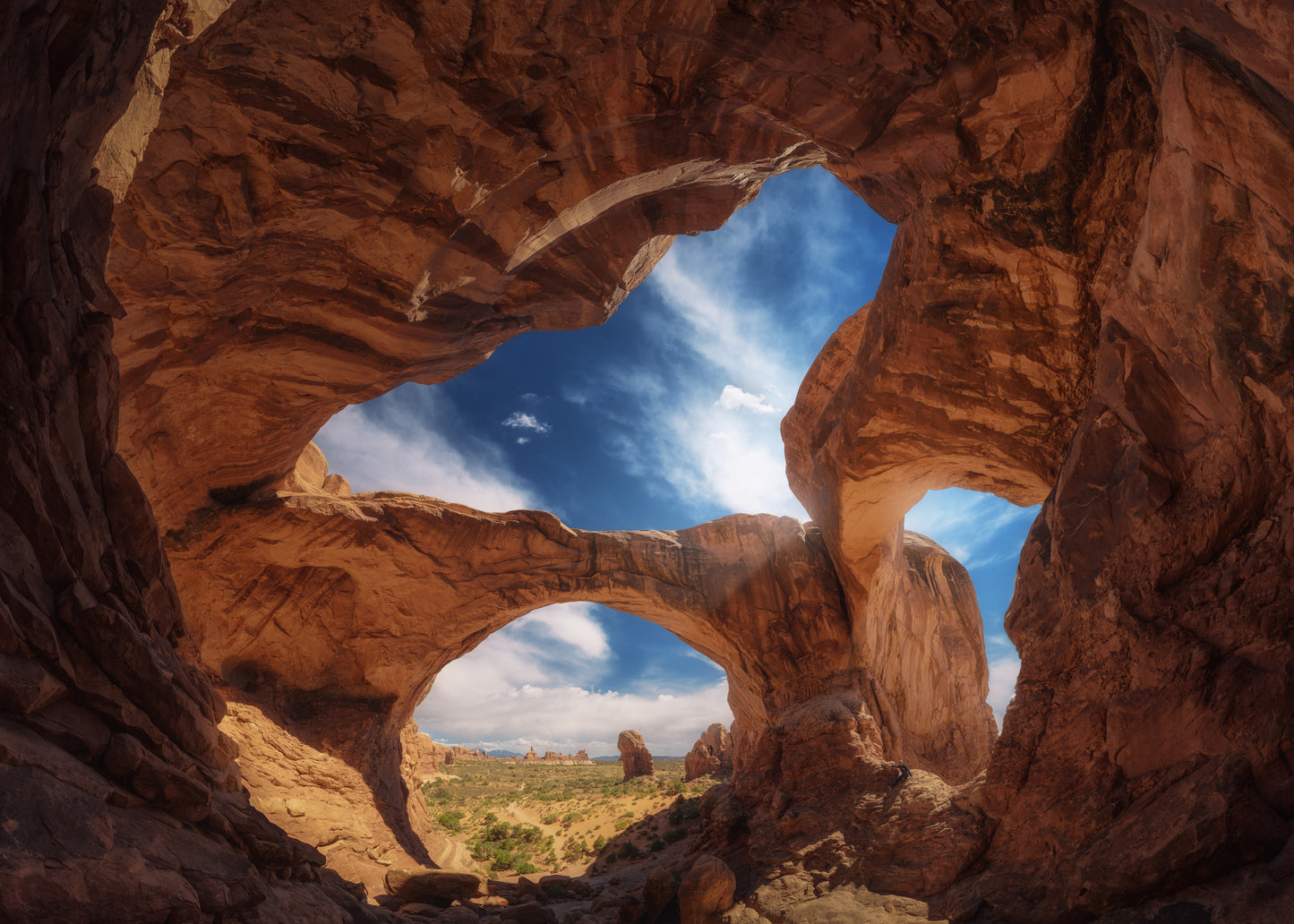 Double arch. fototapet
