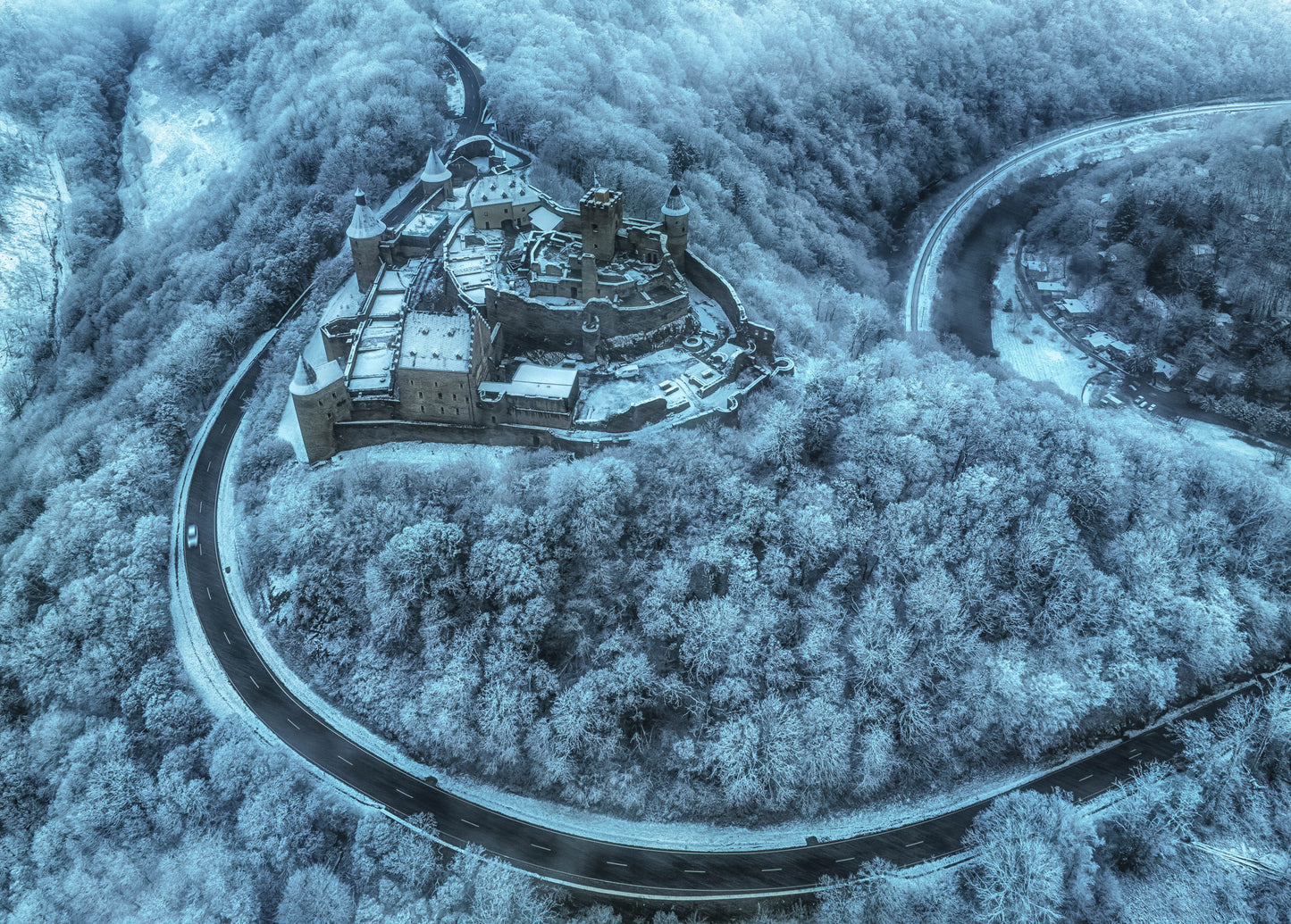 Château de Bourscheid fototapet