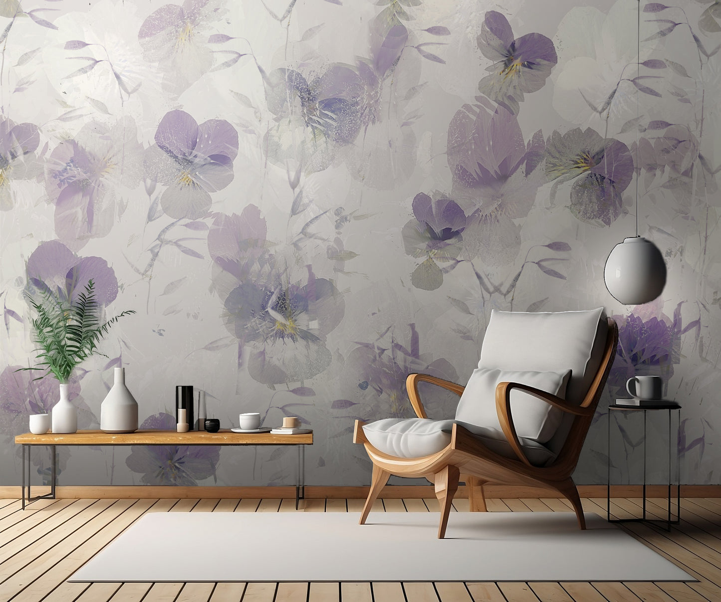 Violins on a bed fototapet