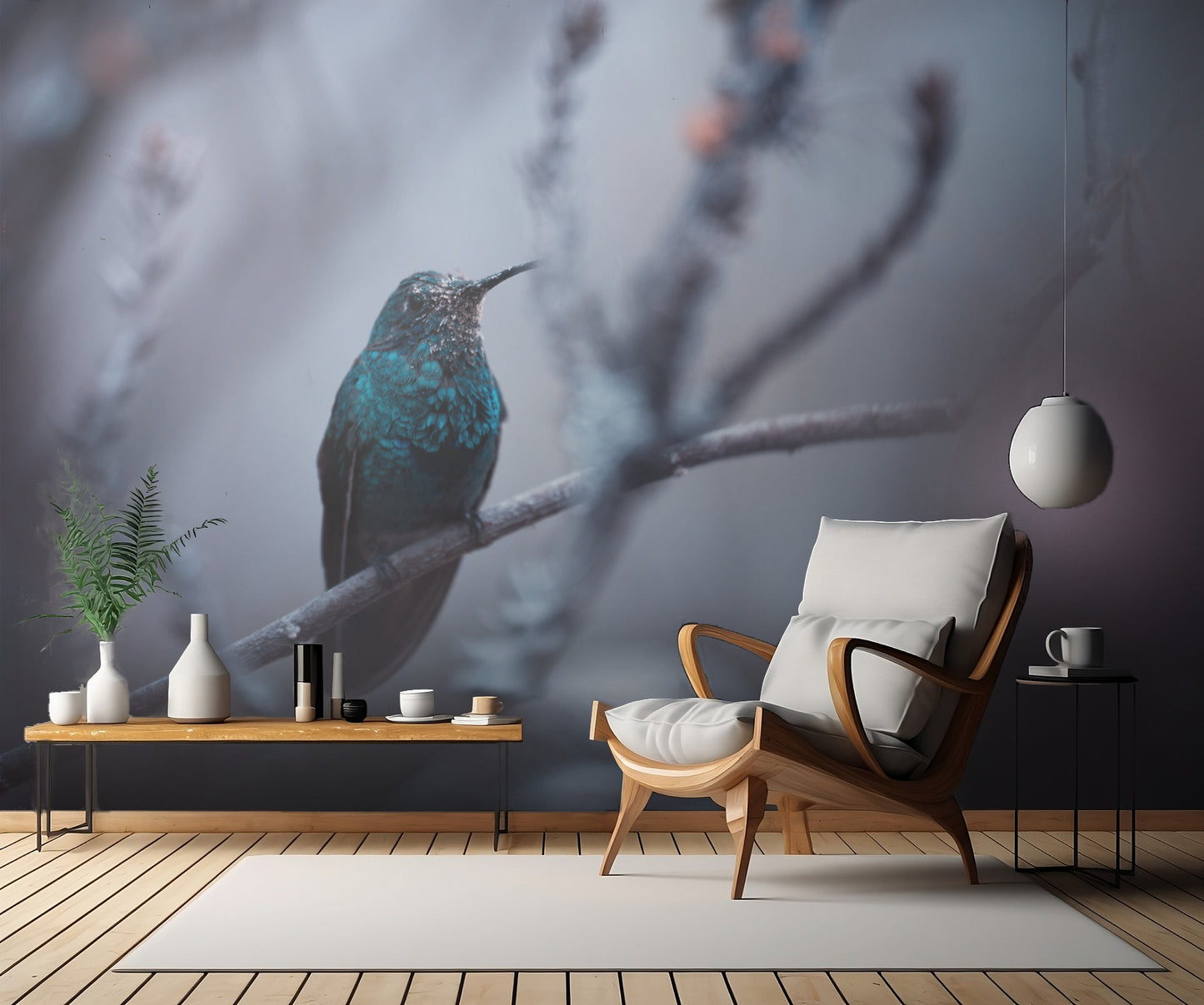 Electrical Blue fototapet