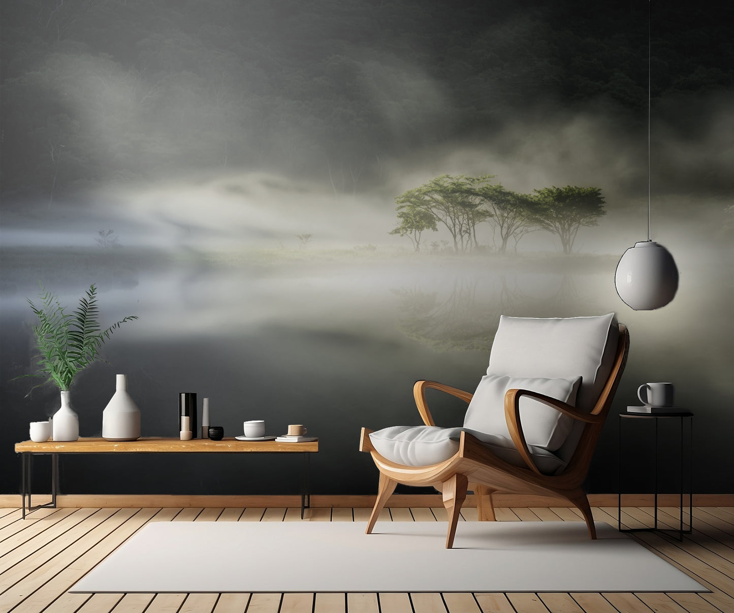 Yin and yang fototapet