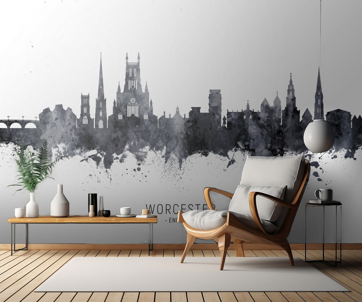 Worcester England Skyline fototapet