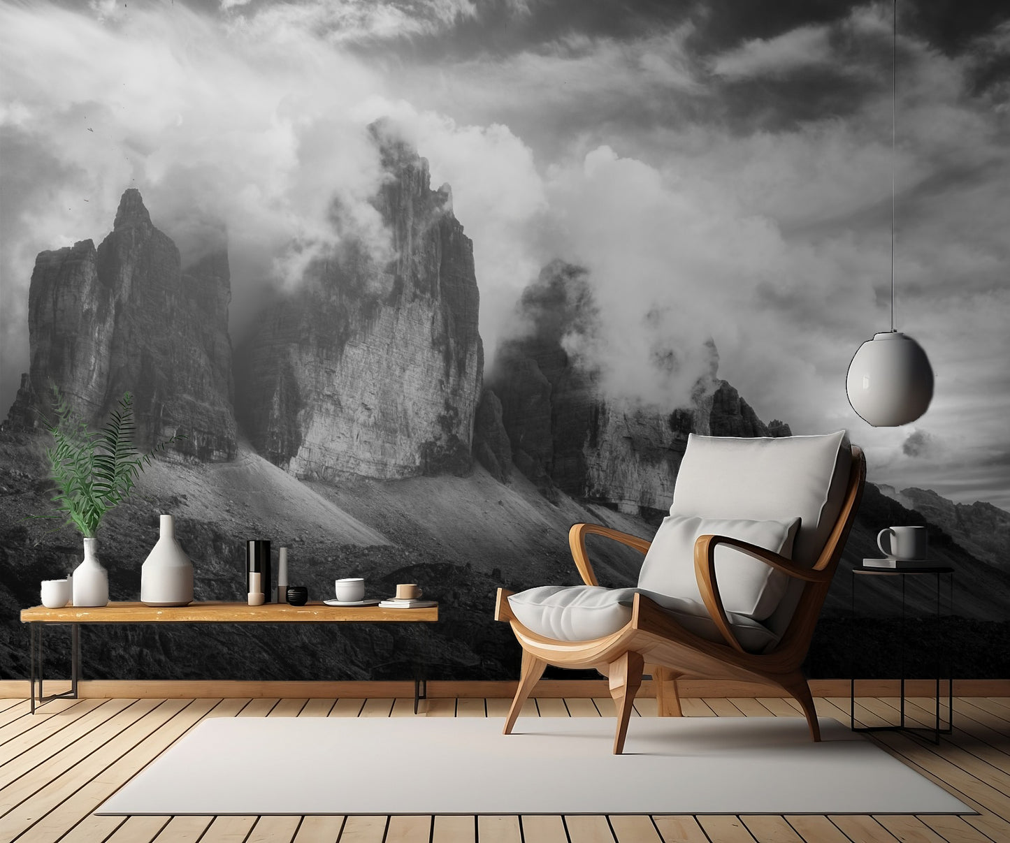 The Black Peaks fototapet