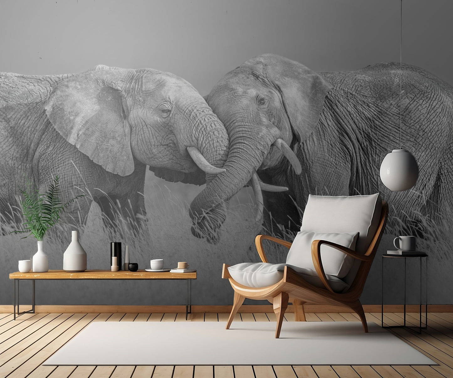 Elephant Flight fototapet