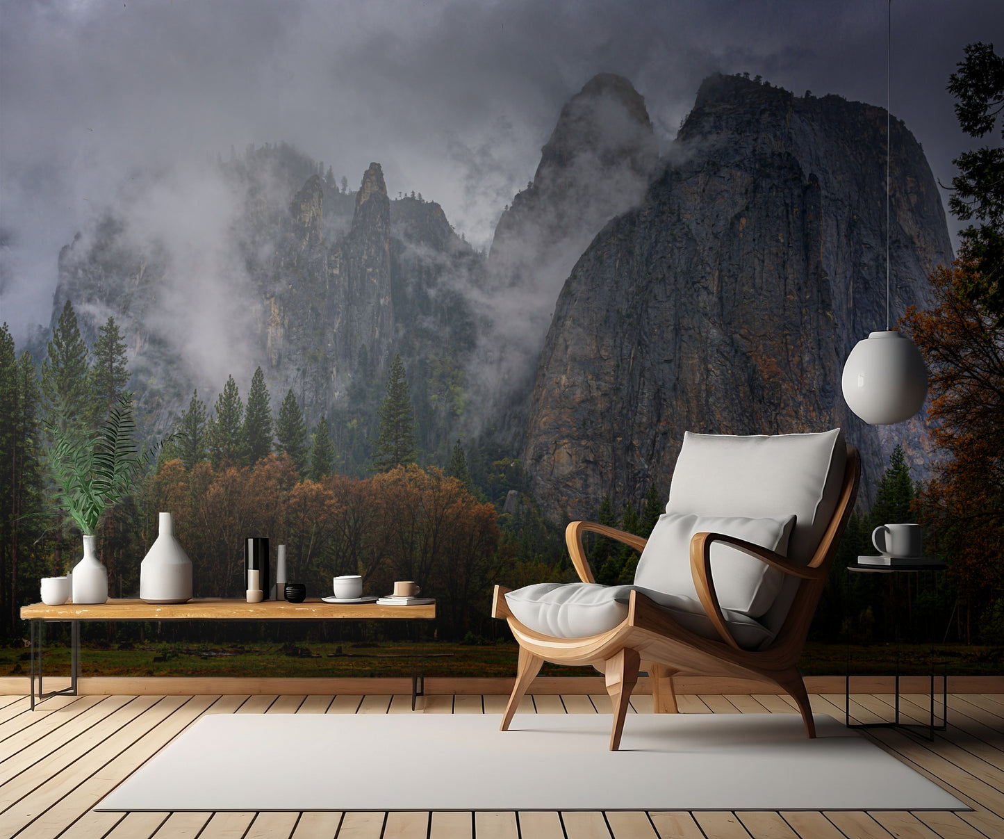 Yosemite after rain fototapet