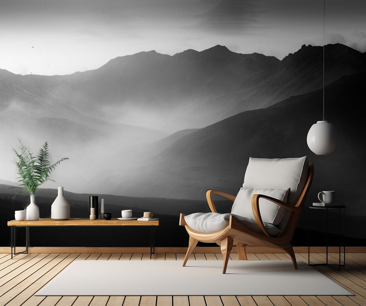 A Mountain Morning fototapet