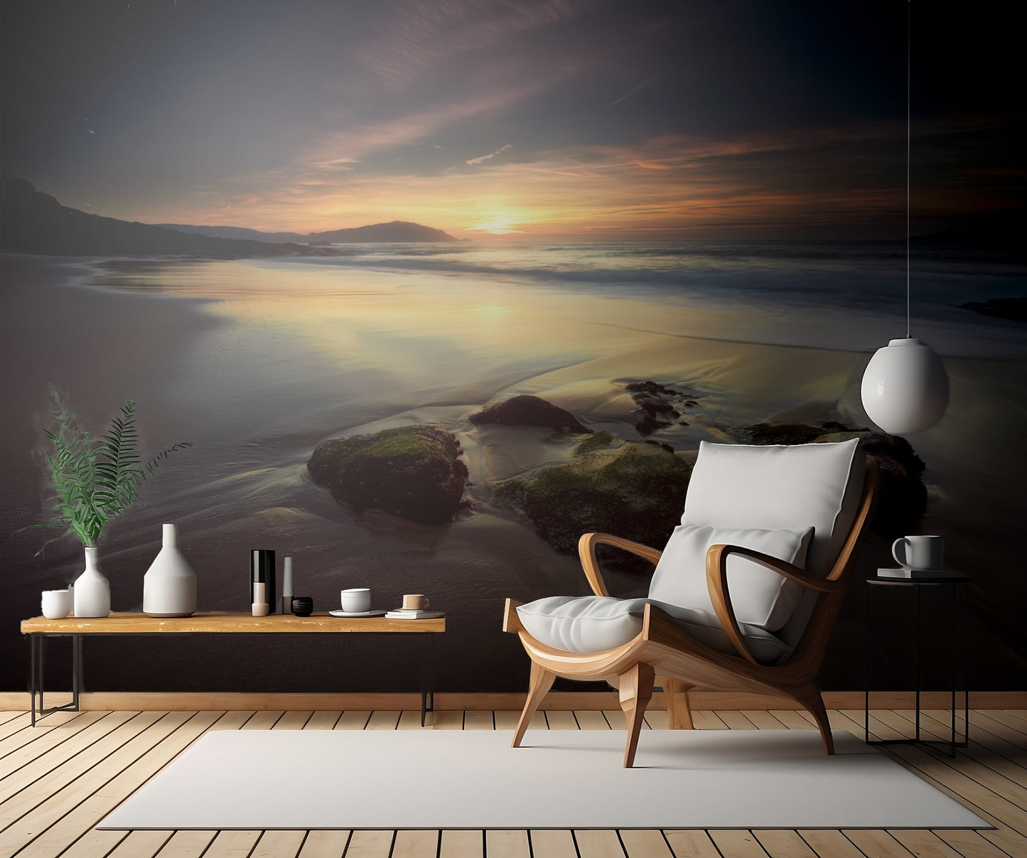 Lights of O Fortiñon fototapet