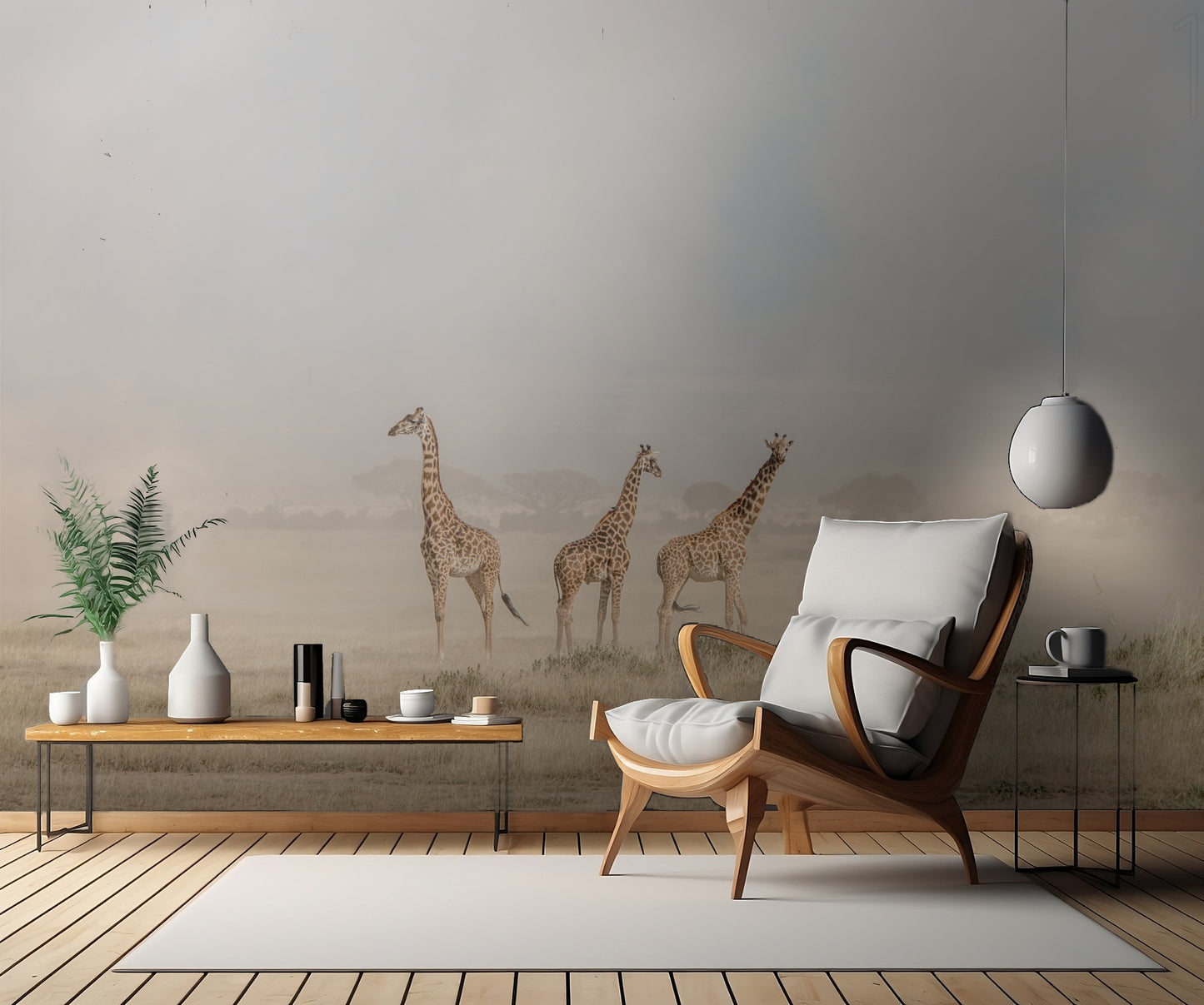 Weathering the Amboseli Dust Devils fototapet