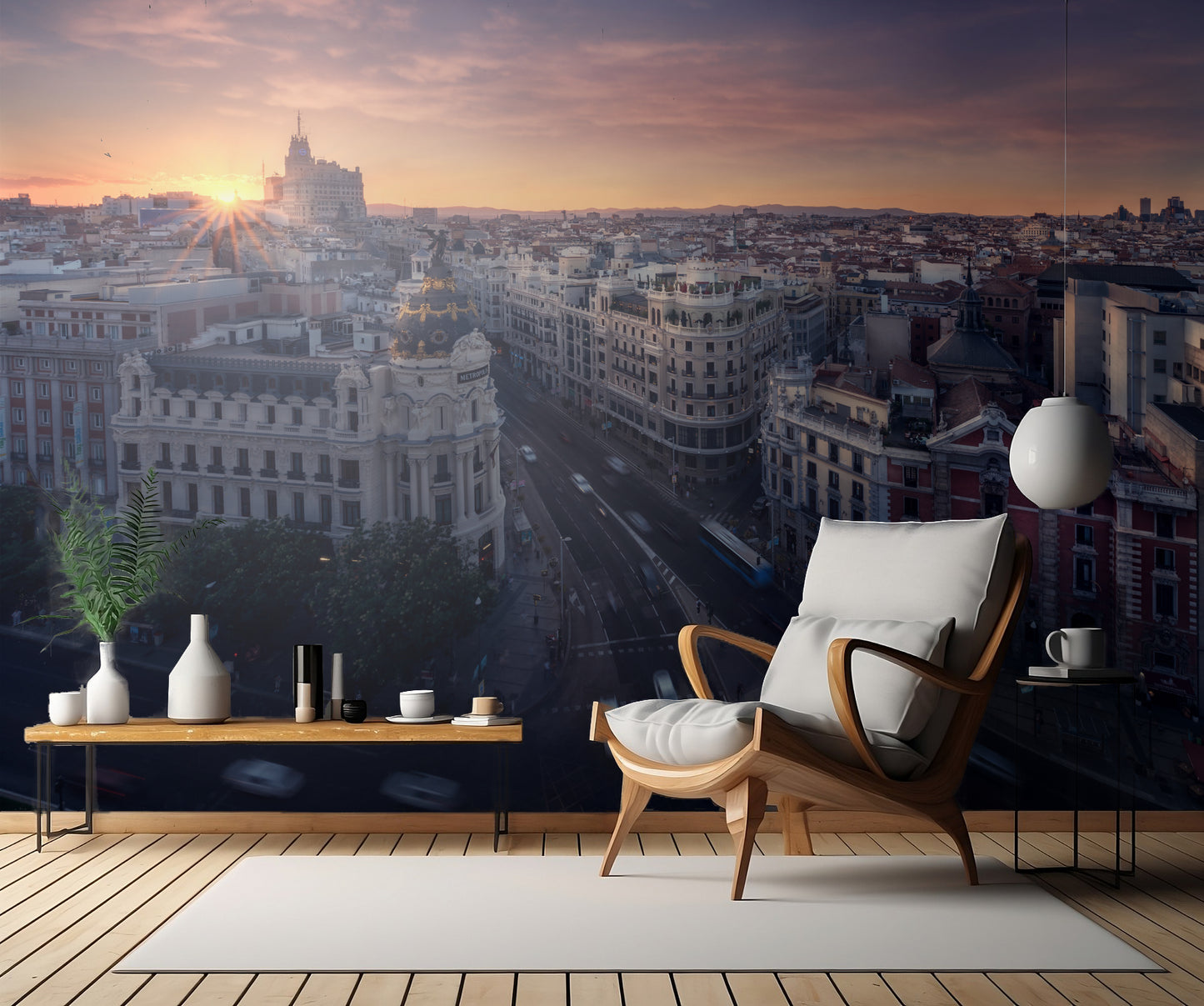 Madrid city fototapet