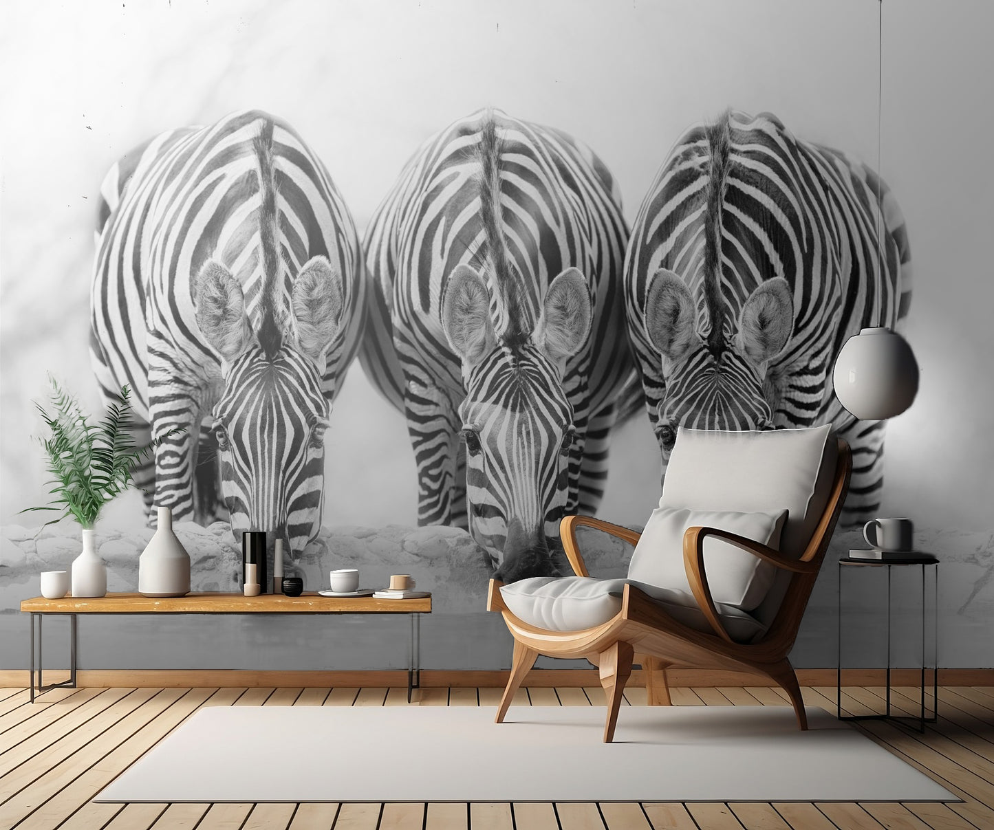 Zebras fototapet