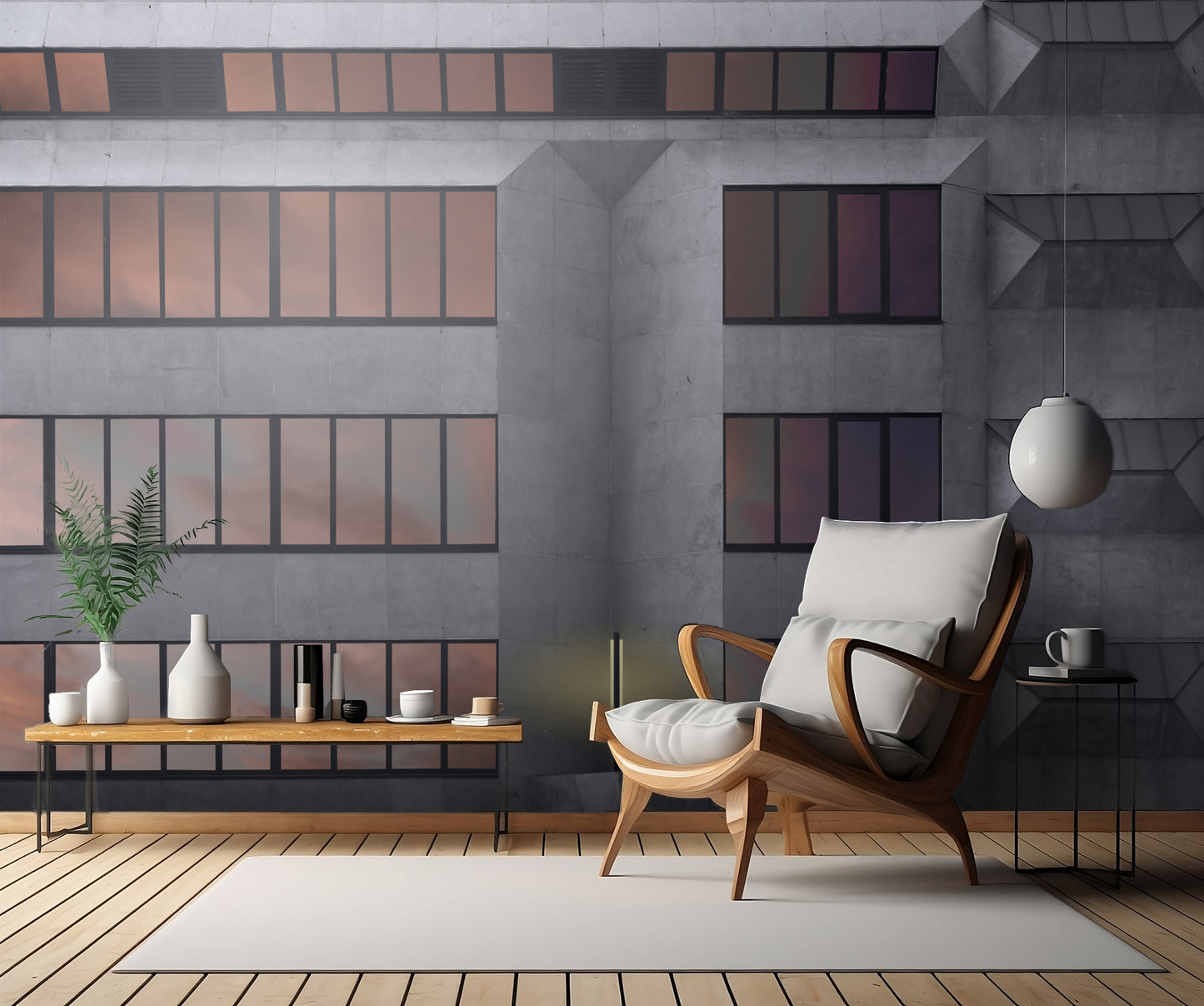 Winter four forty-five p.m. fototapet