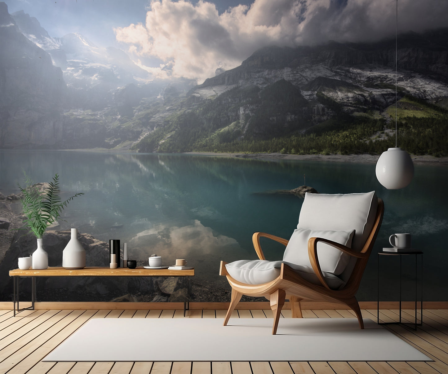 Alpine emerald fototapet