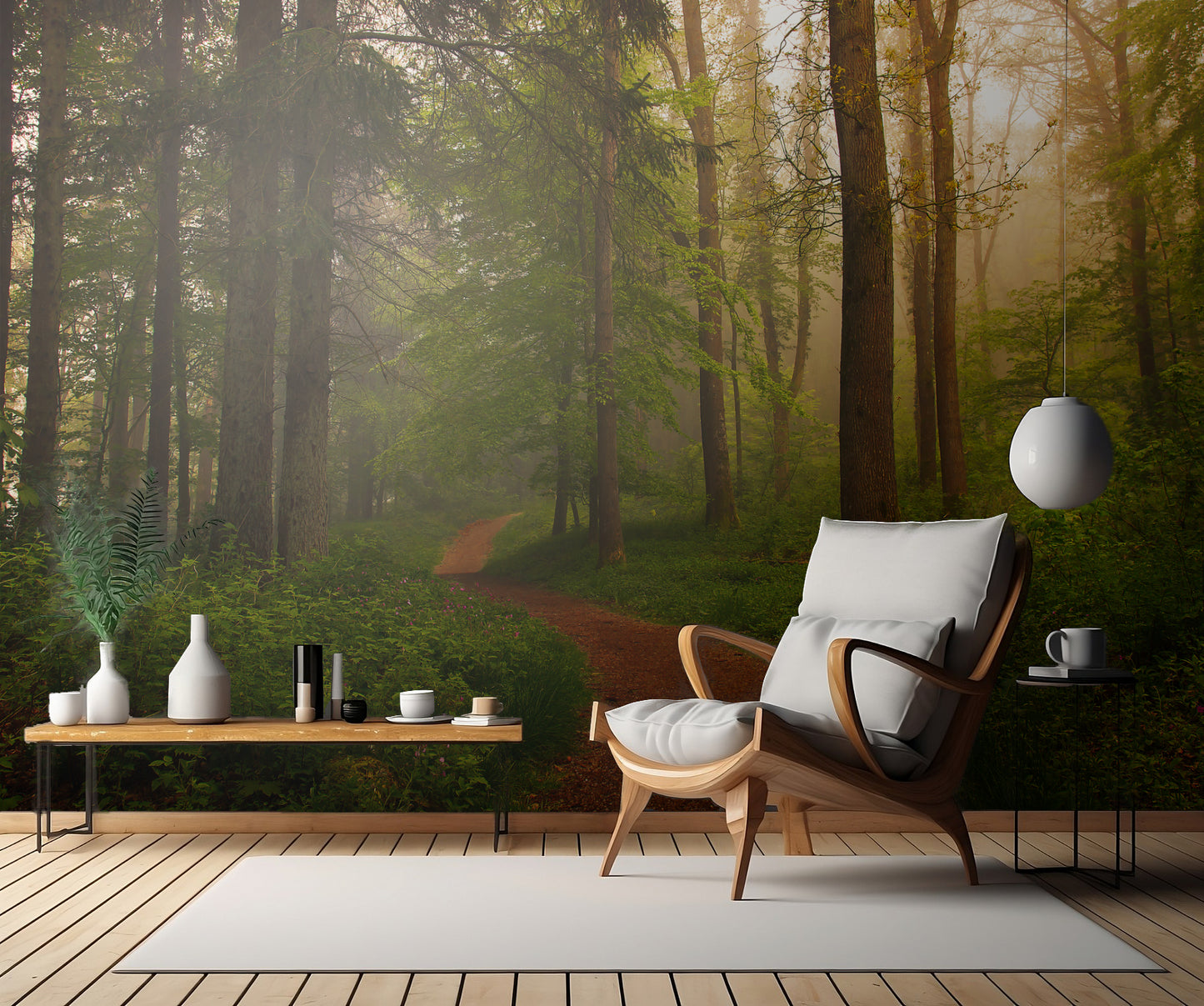 The Red Path. fototapet