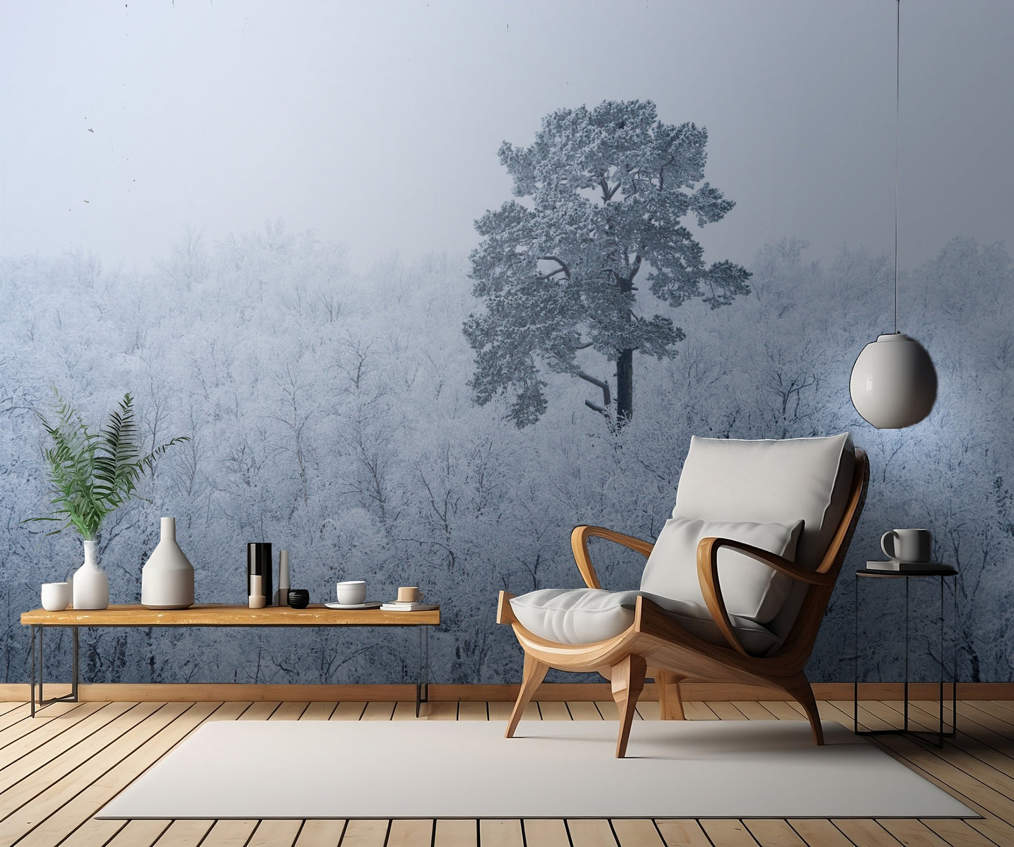 First snow fototapet