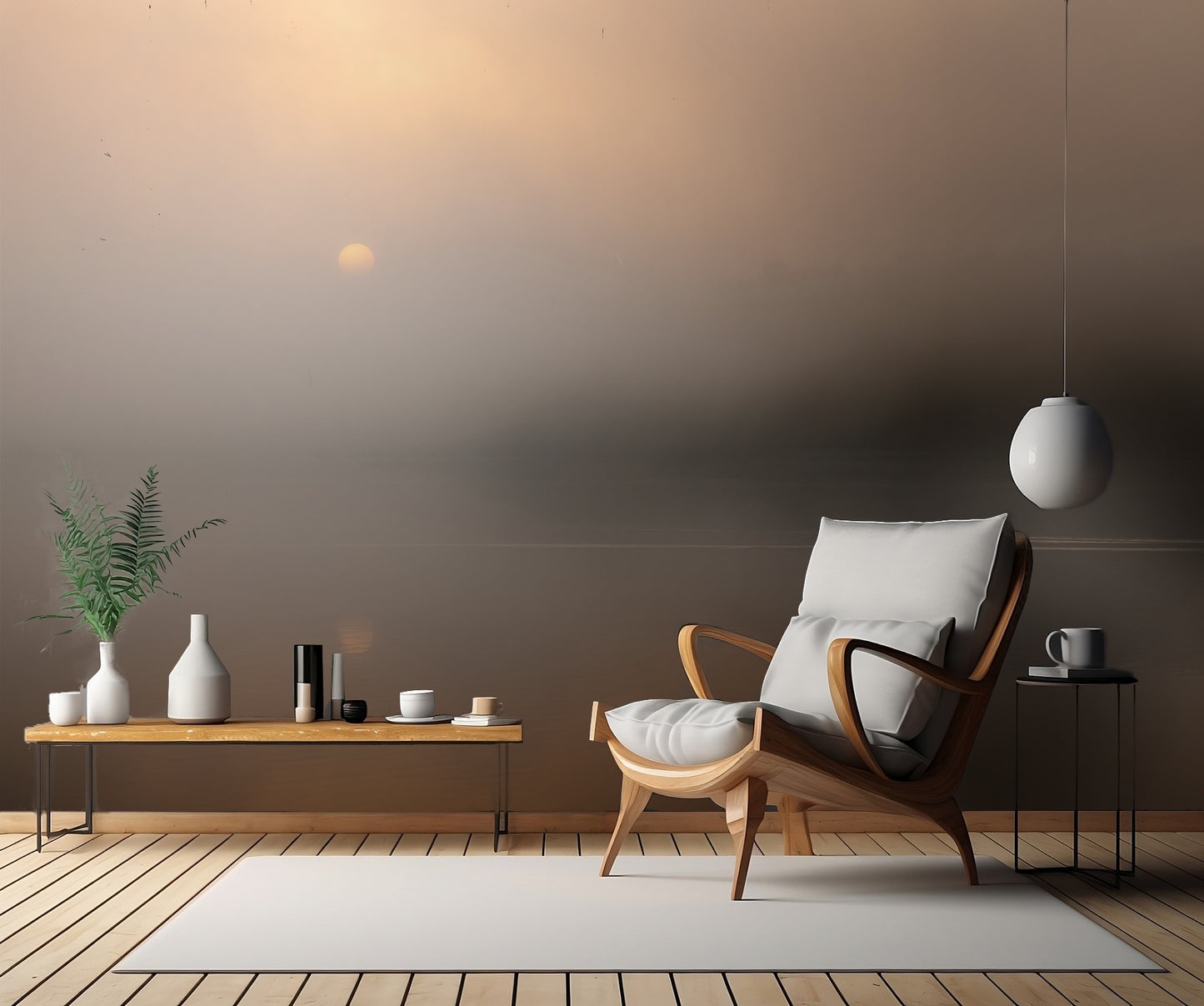 The loneliness of the long-distance runner. fototapet