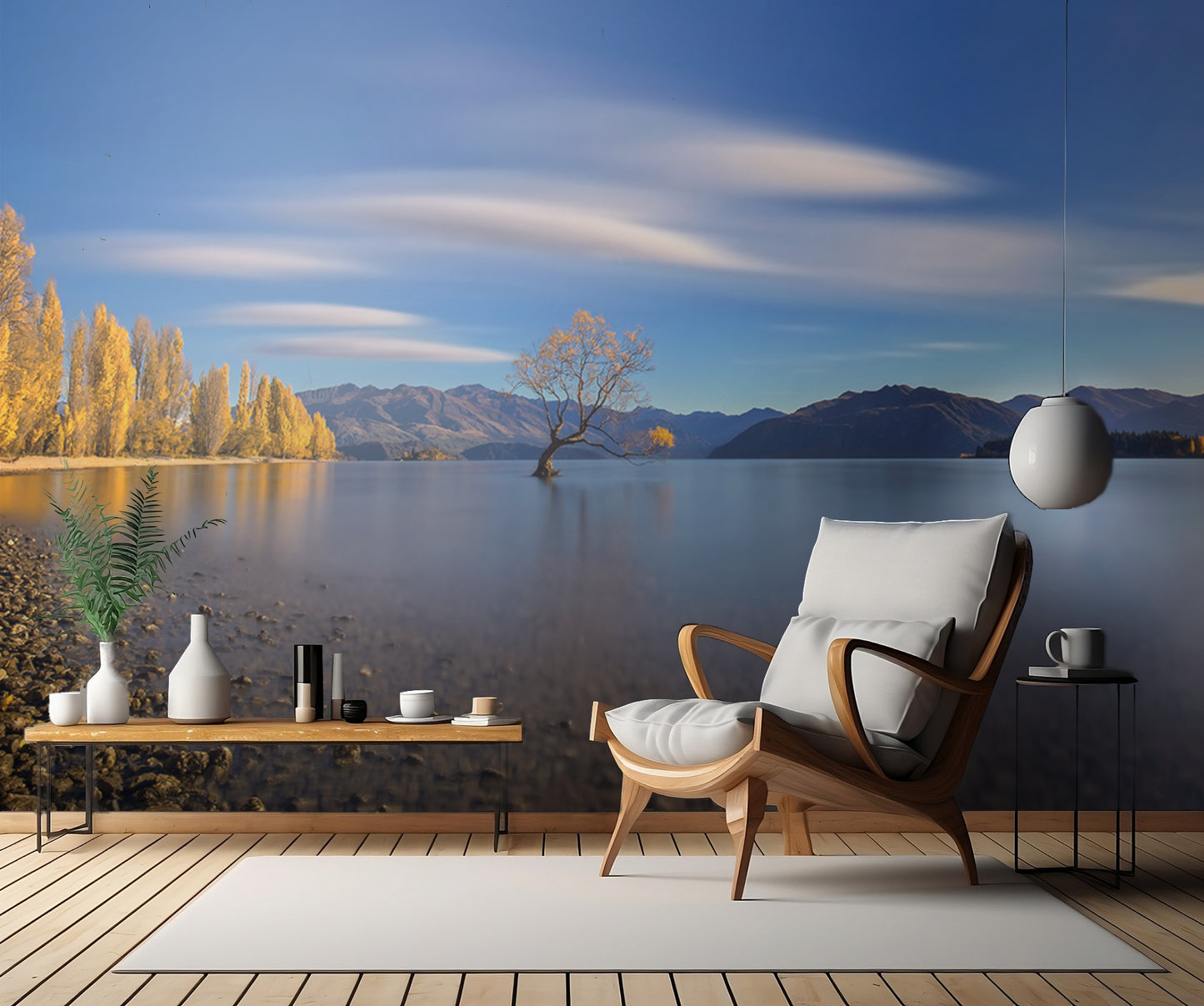 Autumn in Lake Wanaka fototapet