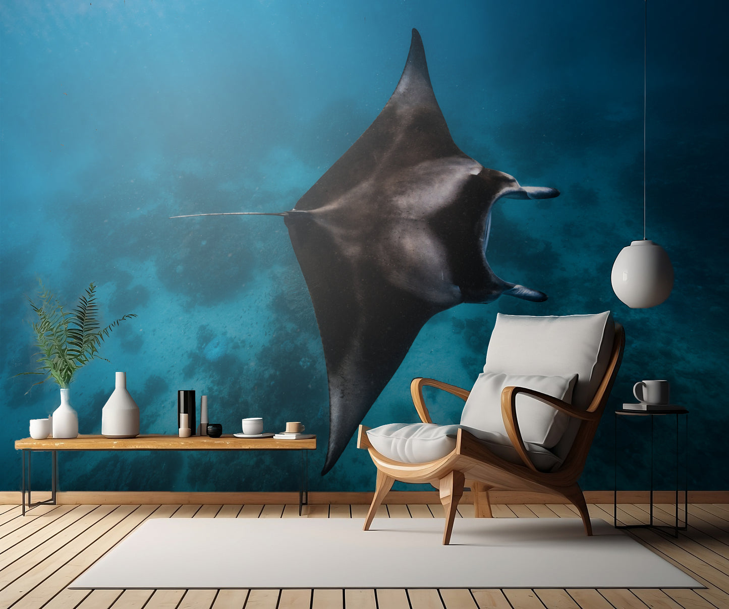 Manta fly!!! fototapet