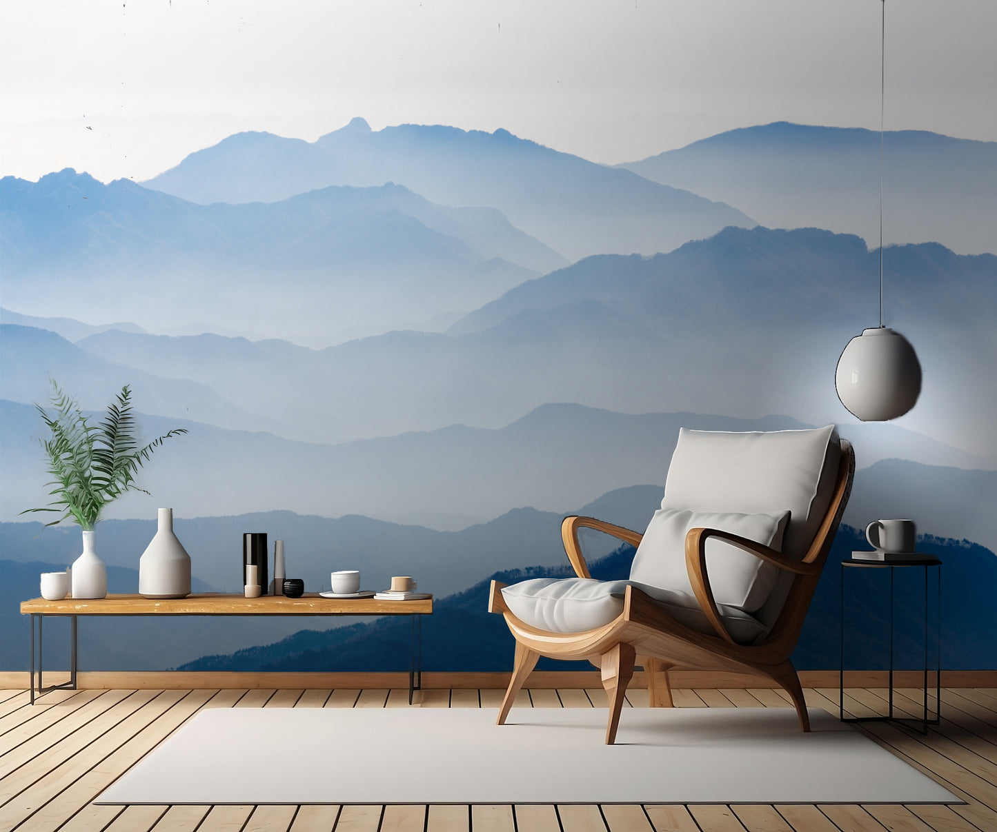 Misty Mountains fototapet