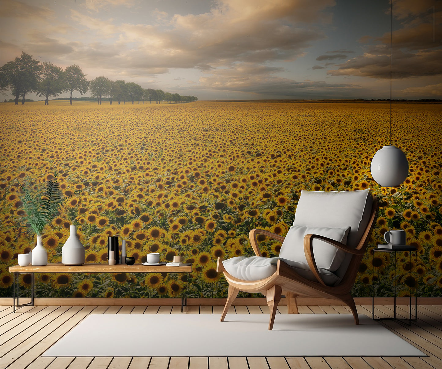 Sunflowers fototapet