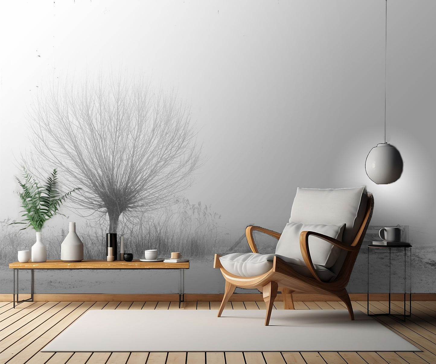 Access to fog fototapet