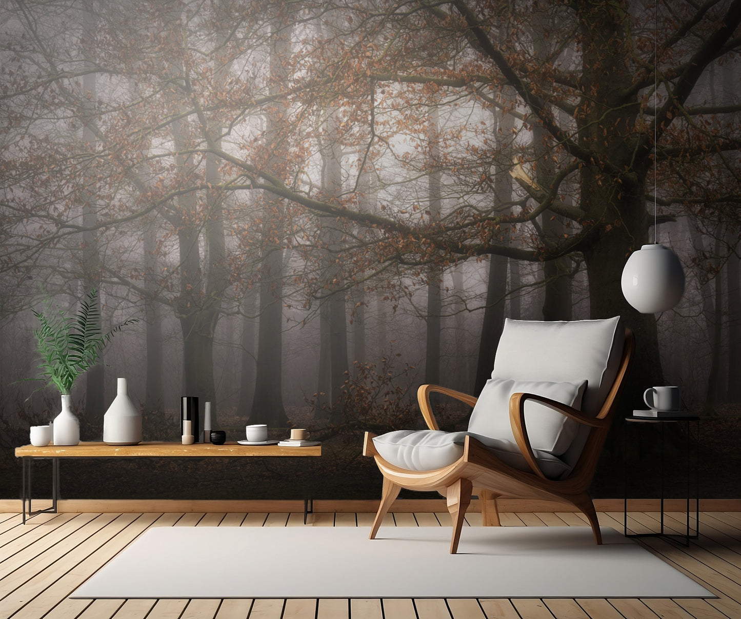 Foggy memory of the past fototapet