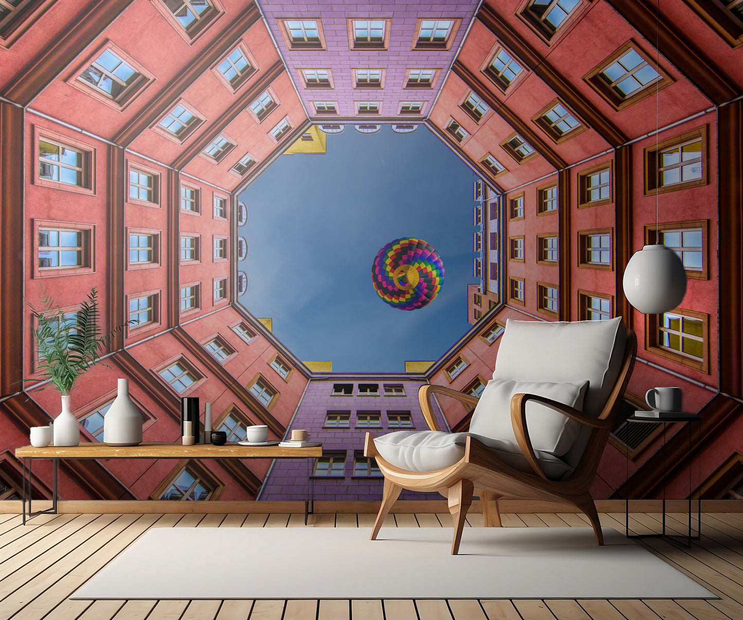 Shapes and Swirls fototapet