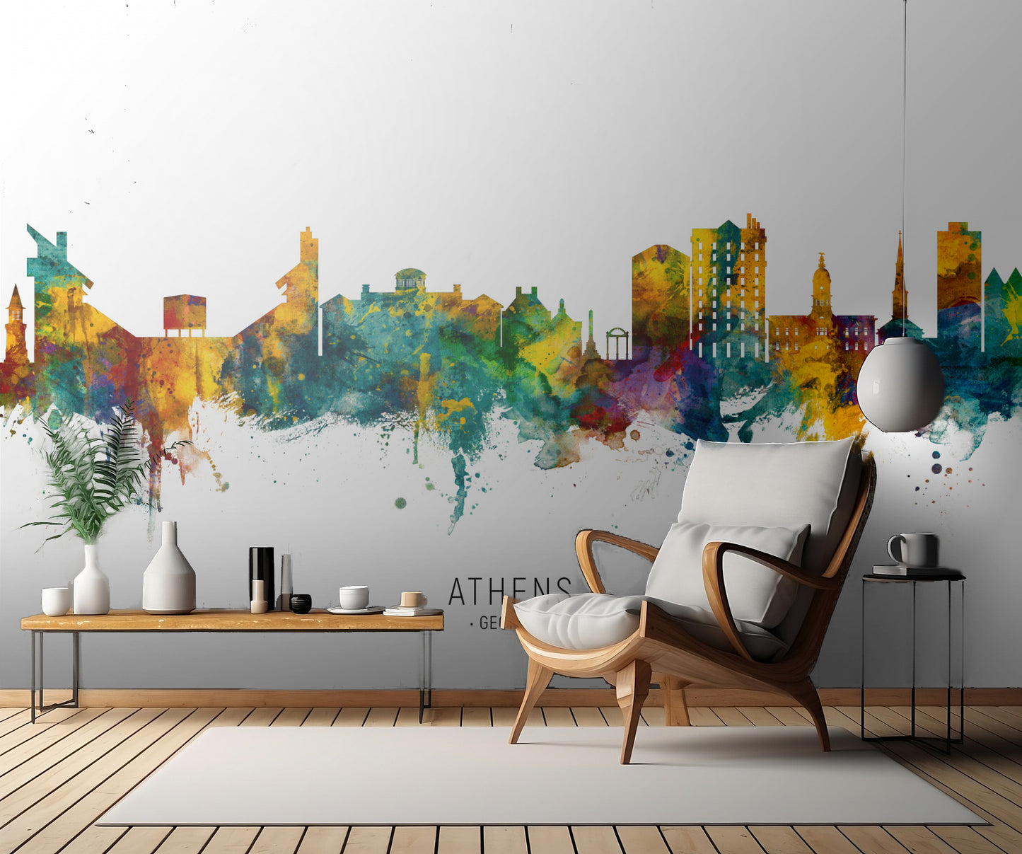 Athens Georgia Skyline fototapet