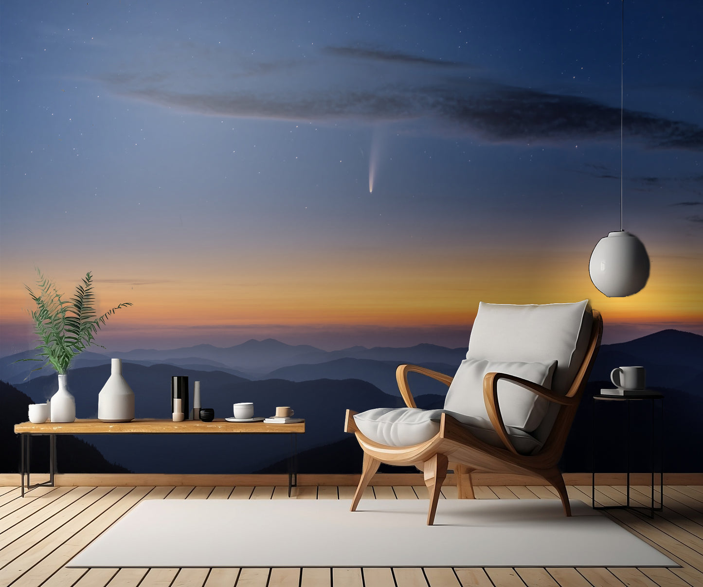 Comet NEOWISE fototapet