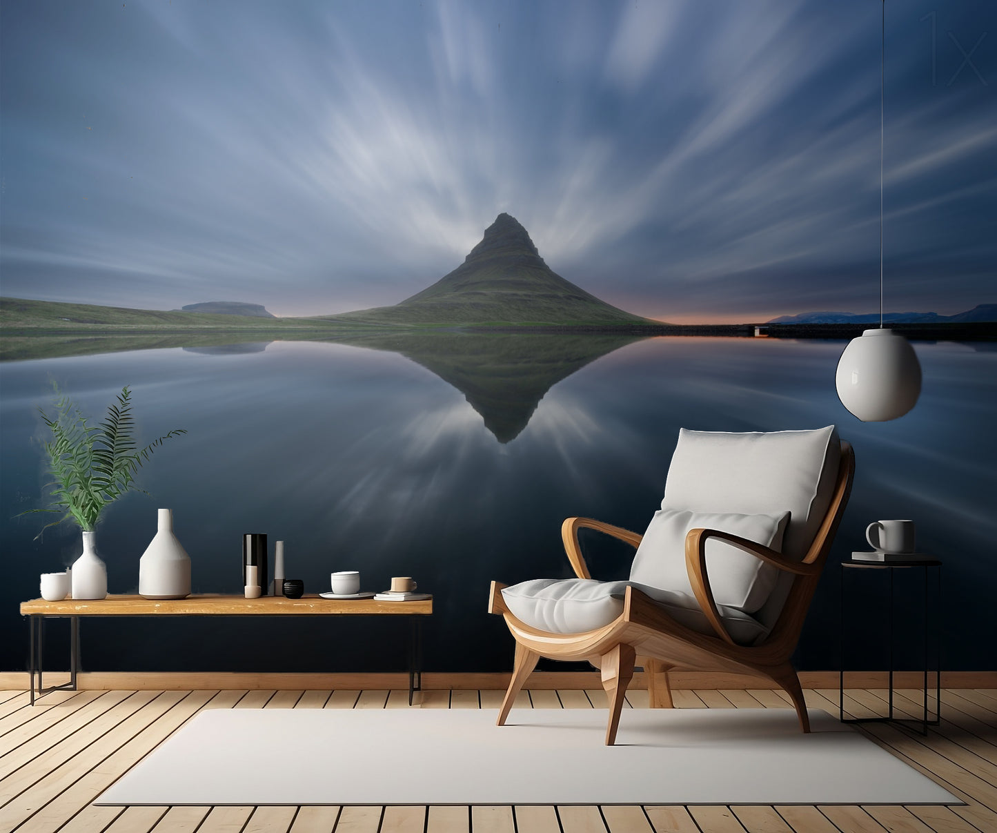 A Night at Kirkjufell fototapet