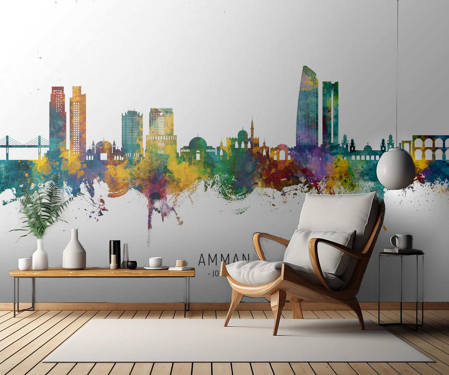 Amman Skyline fototapet