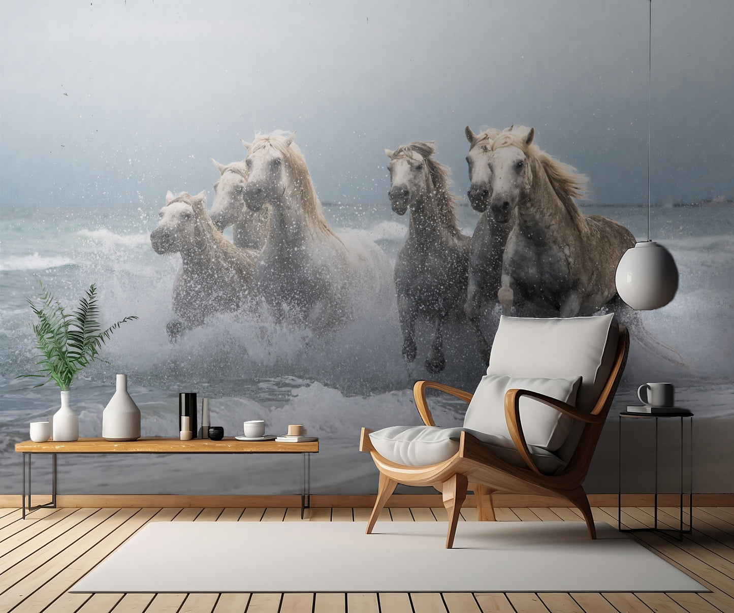 Wild horses fototapet