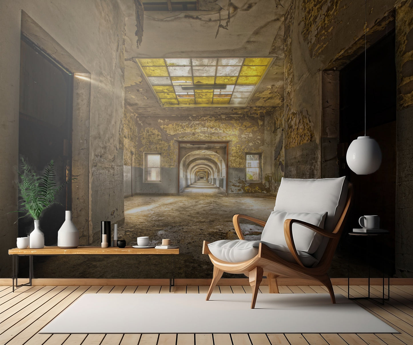 Labyrinth-School fototapet