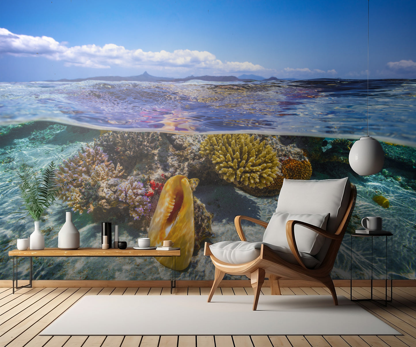 Lagoon life fototapet