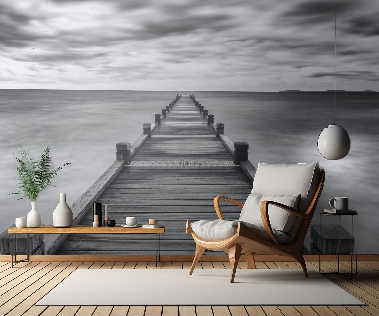 Embarquement fototapet