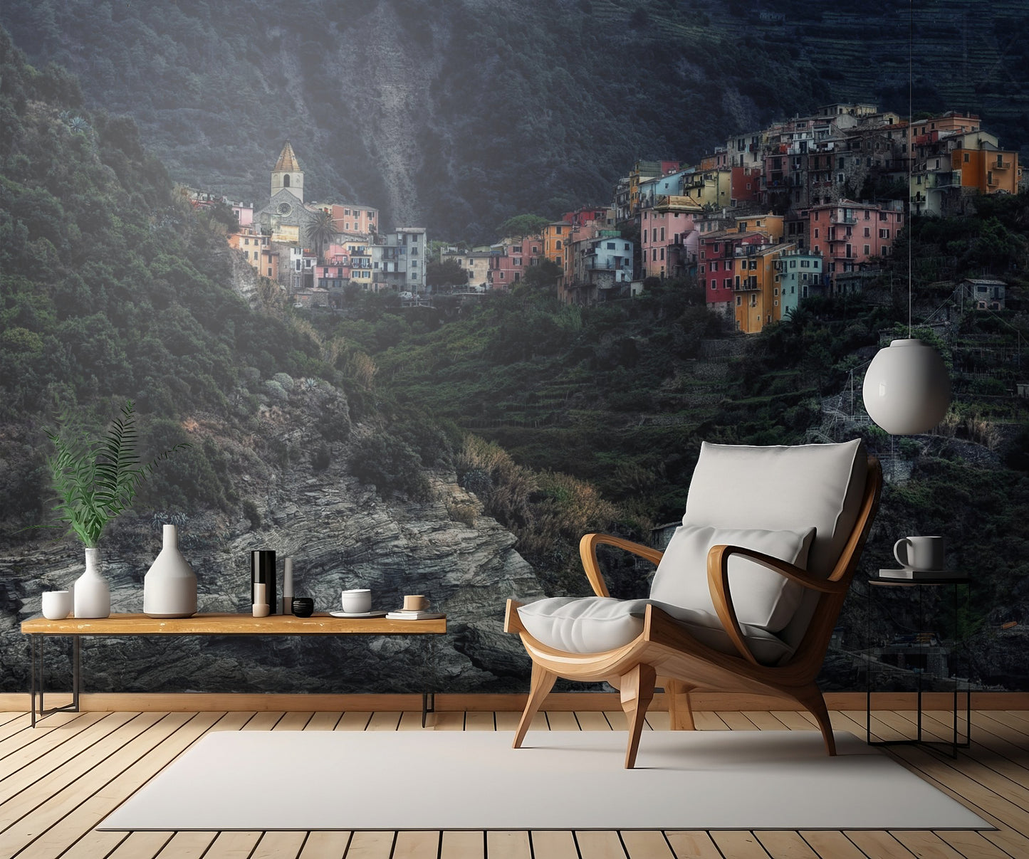 village -on the rocks- fototapet