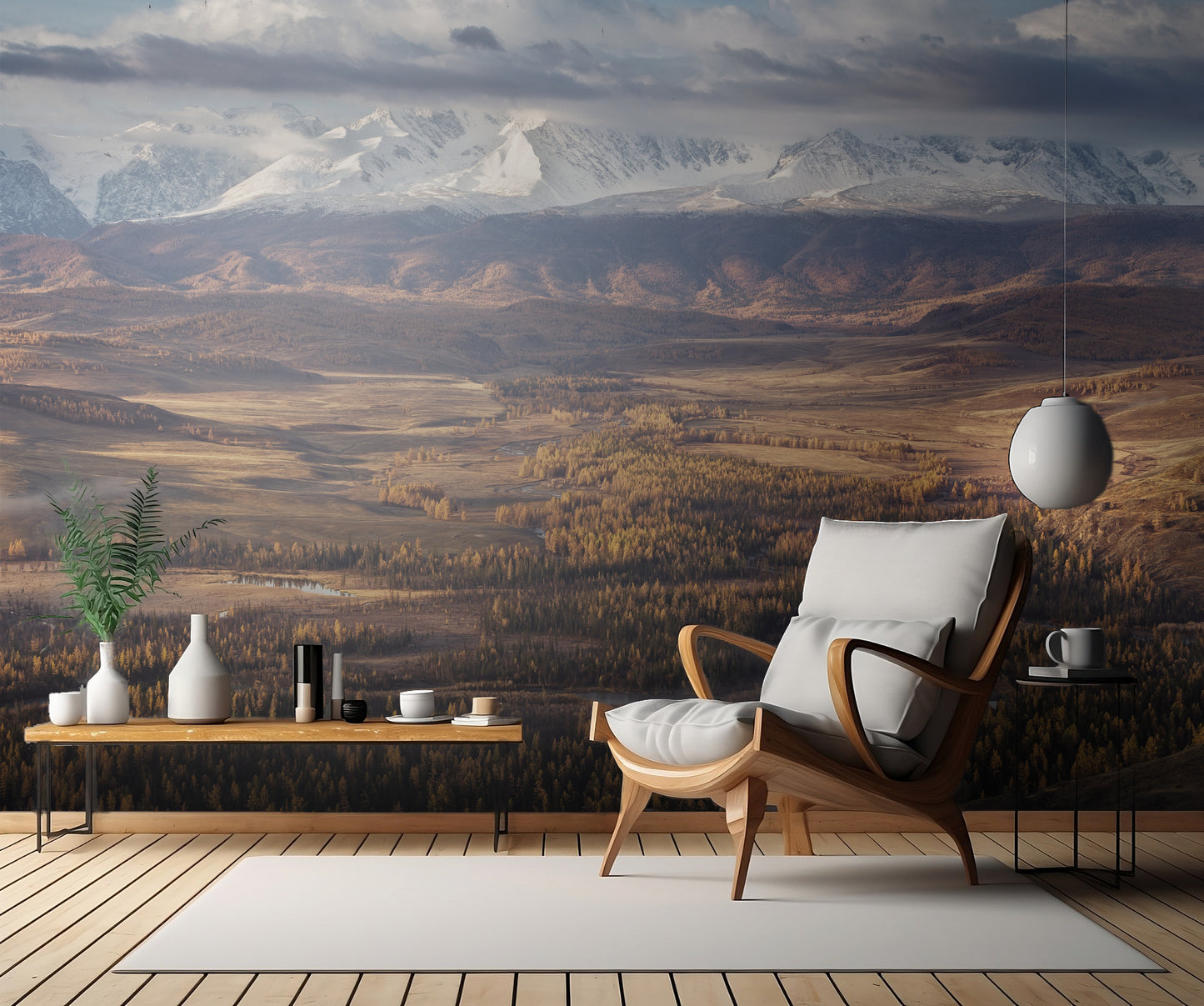 Autumn Altai mountains fototapet