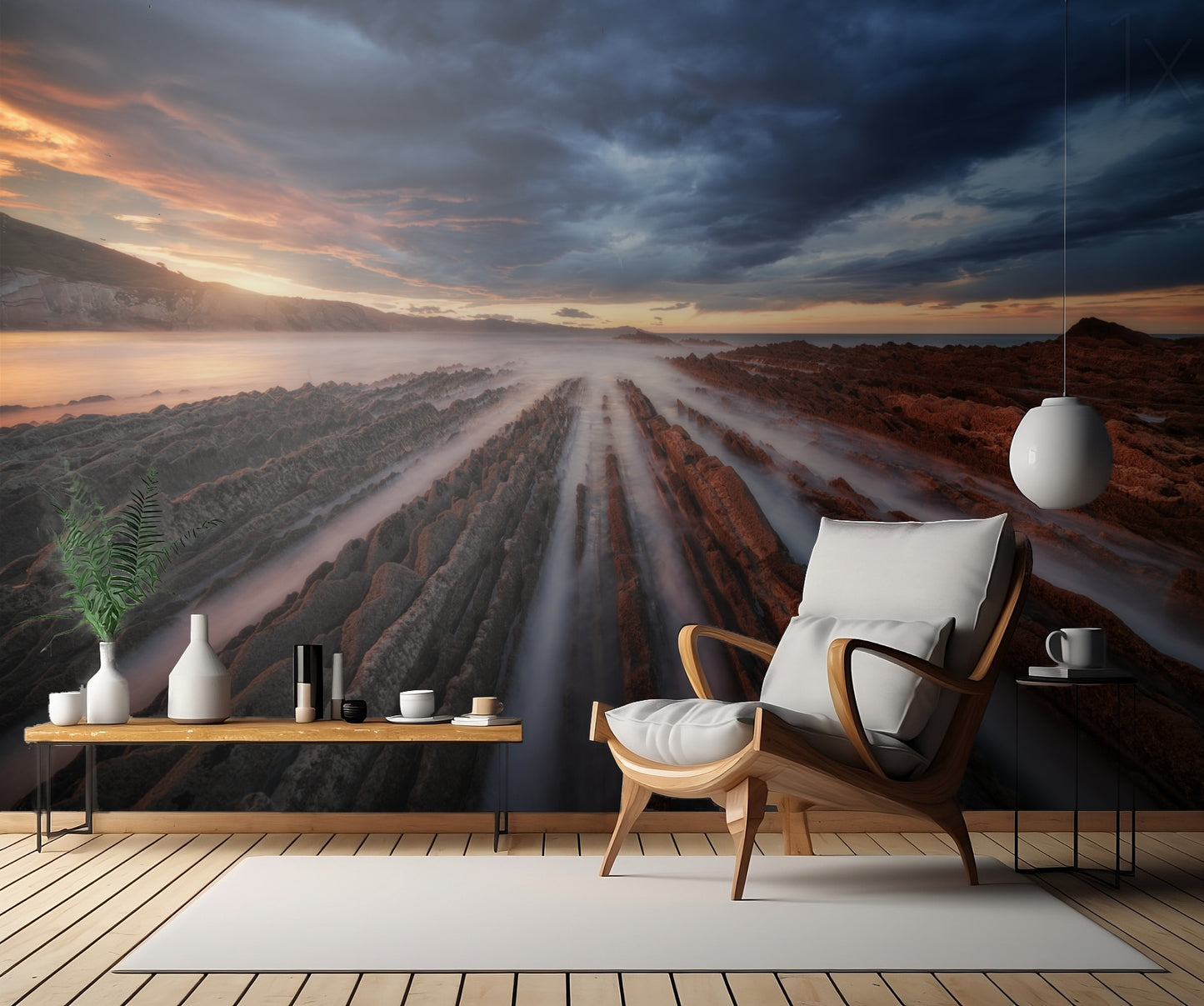 Zumaia Flysch 6 fototapet