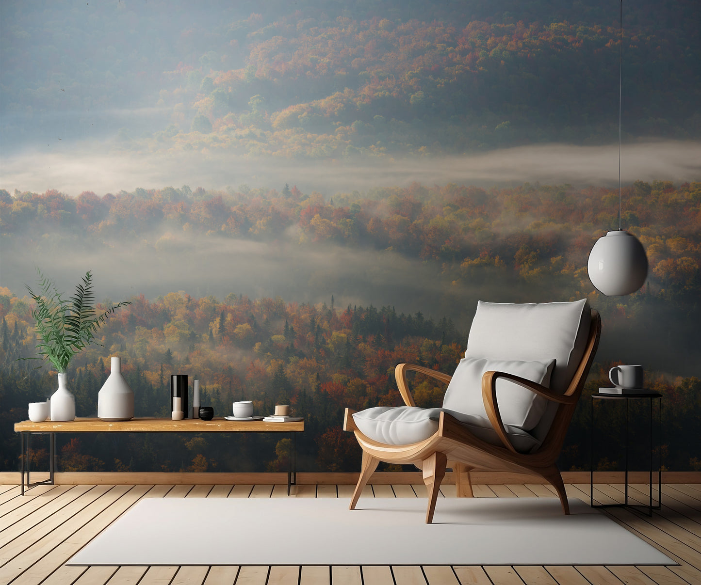 Misty Morning fototapet