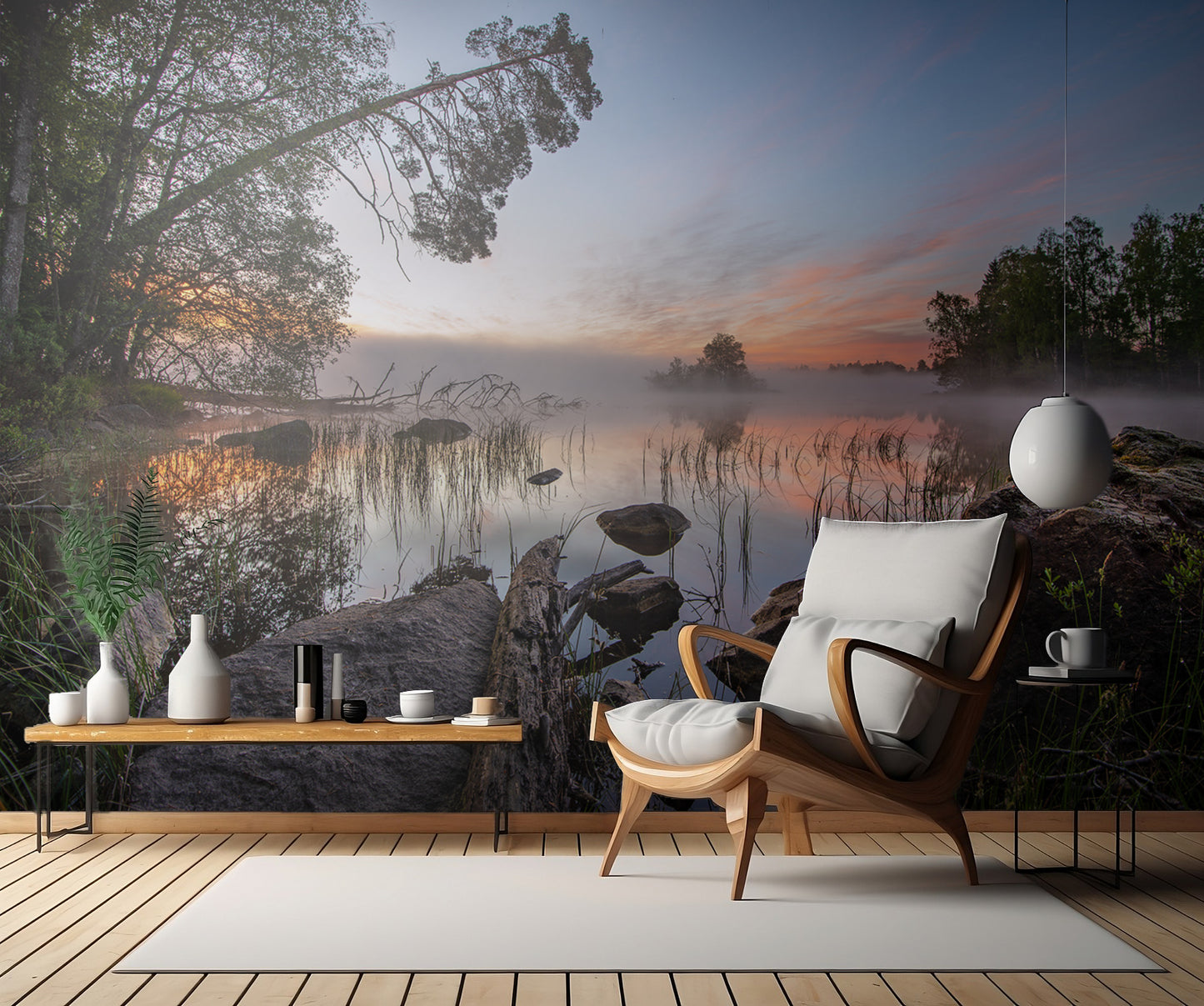 peaceful morning fototapet