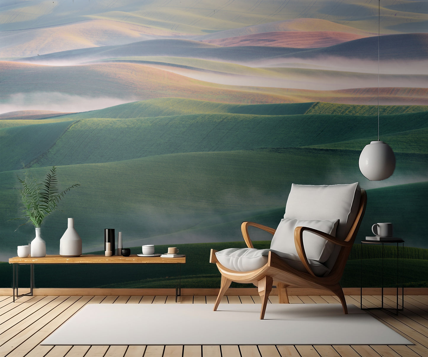 Foggy Morning fototapet