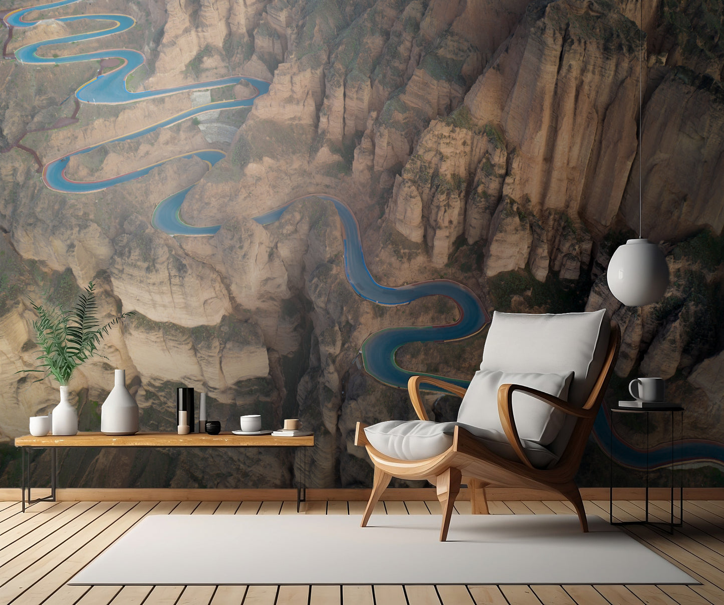 18 daowan of panshanwan highway fototapet