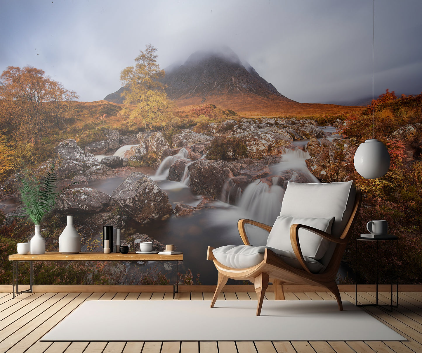 Autumn in the Glencoe fototapet