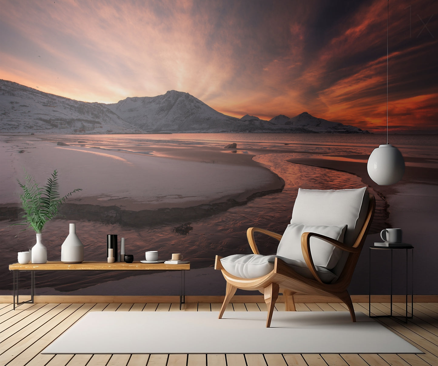 Golden Sunset fototapet