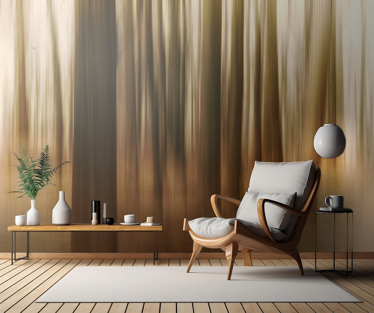 Sunrise in the Forest fototapet