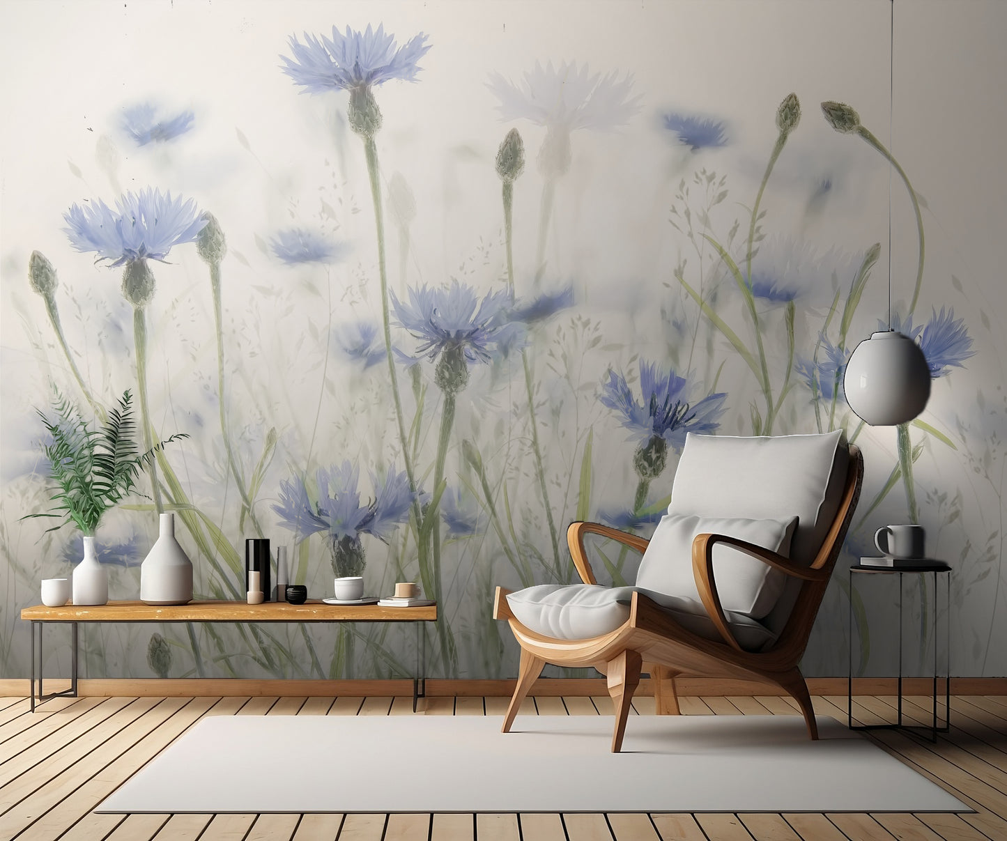 Cornflowers fototapet