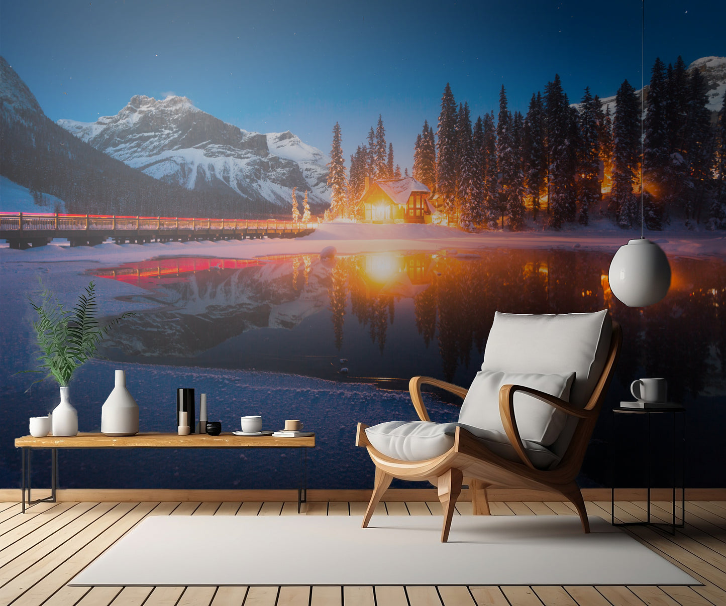 Winter Lights fototapet